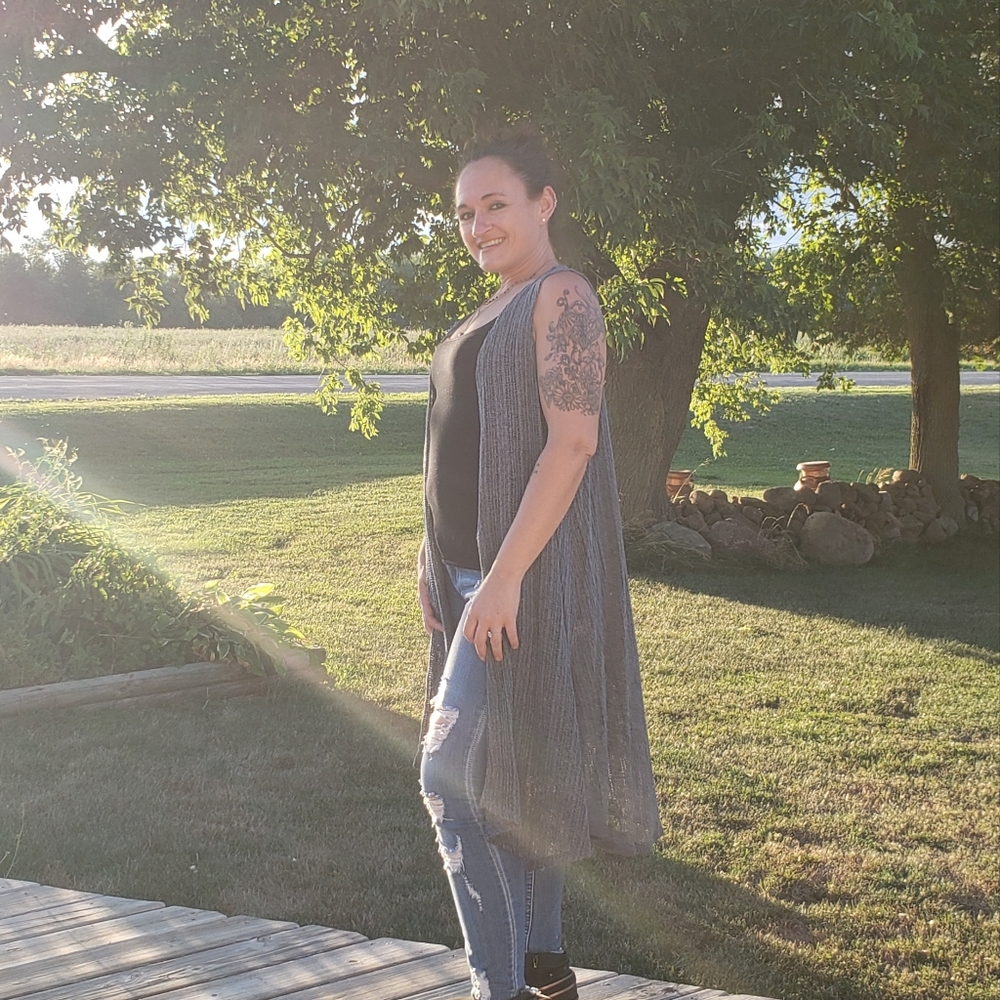Textured Grey Cami